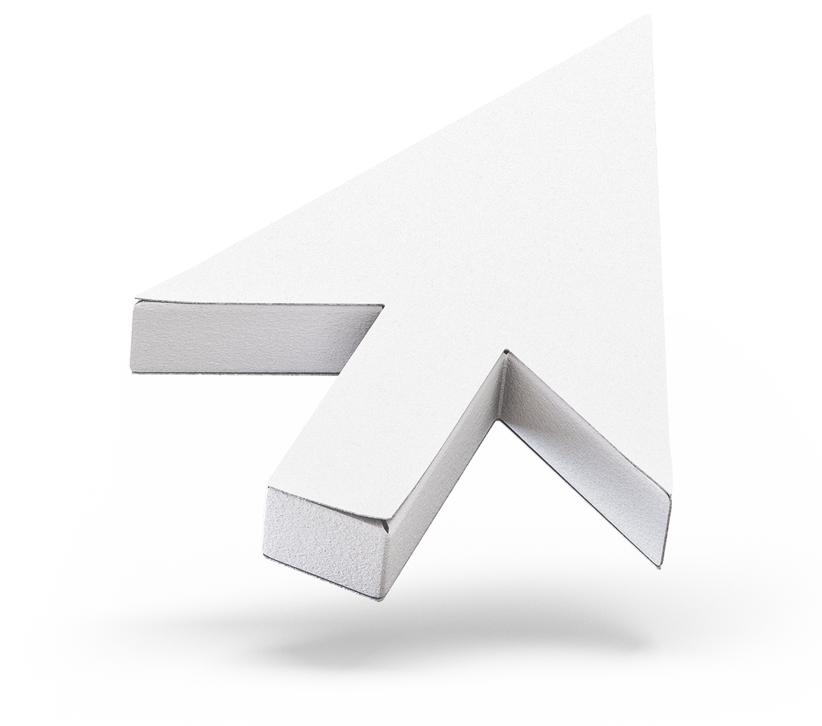 A paper arrow pointing up signifying growth